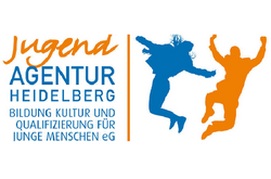 Auf dem Bild sieht man das Logo der Jugendagentur Heidelberg.