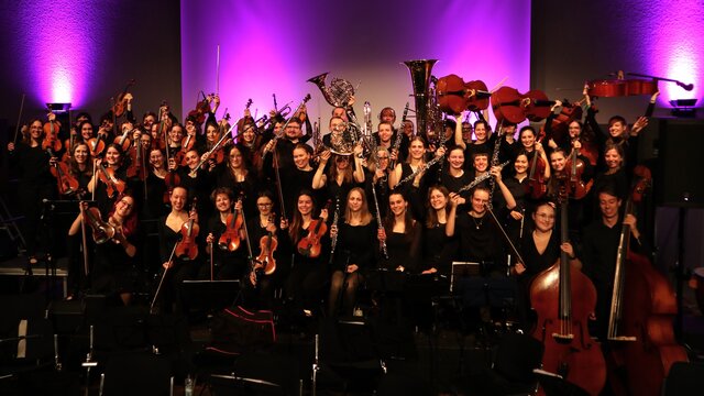 Gruppenfoto des PH-Orchesters