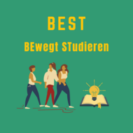 Hier ist eine Schmuckgrafik zum Thema bewegtes Studieren