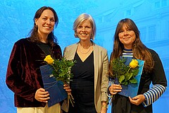 Gruppenbild von Alessia-Valeska Schieron, Frauke Janz und Anna-Maria Jünger
