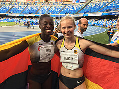 Foto Lisa Kwayie und Jessica-Bianca Wessolly 