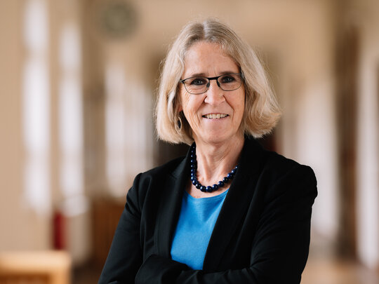Porträt von Stephanie Wiese-Heß, Kanzlerin der Pädagogischen Hochschule Heidelberg