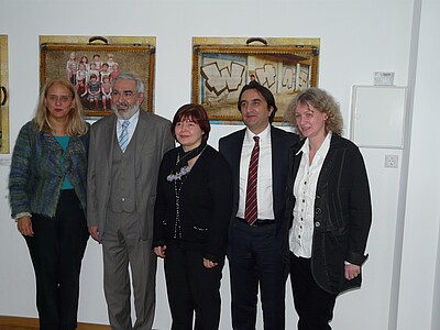 v.l.n.r: Prof. Dr. Wellensiek, Wolfang Erichson, Prof. Dr. Havva Engin, Serhat Aksen, Sylvia Selke