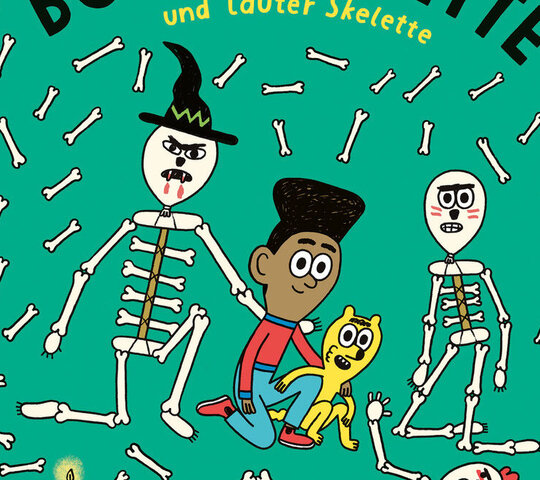 Cover des Kindercomics "Boris, Babette und lauter Skelette"
