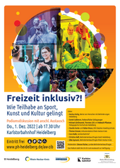 Plakat zu der Veranstaltung