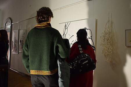Einblick in Vernissage