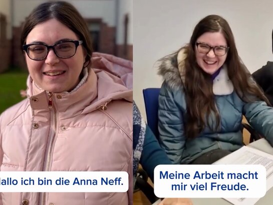 Ciollage von zwei Fotos von Anna Neff.