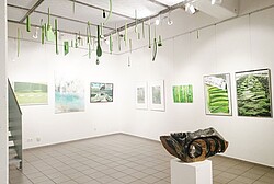 Das Bild zeigt die Ausstellung im Forum für Kunst Heidelberg.