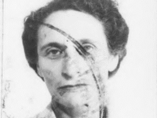 Passbild von Gertrude Margarete Sondheimer, geb. Kehr