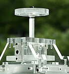 Plexisglasmodell einer Druckerpresse