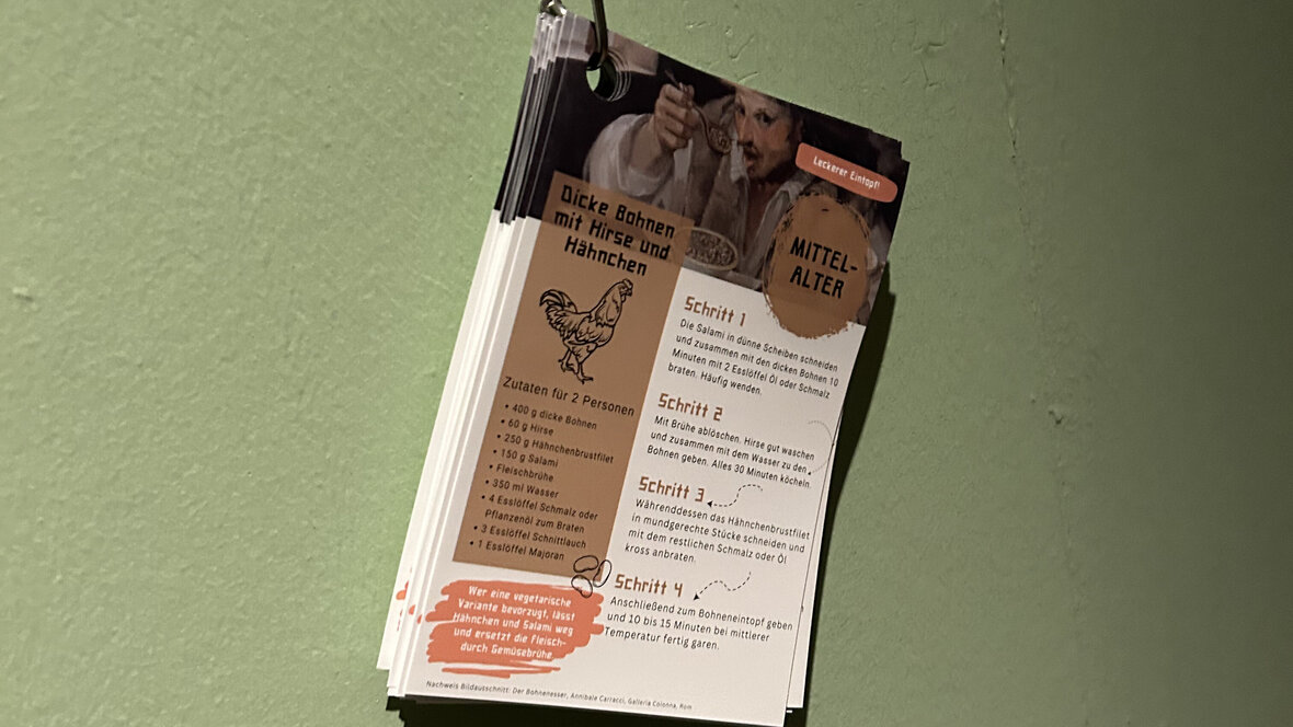 Foto der Rezeptkarten