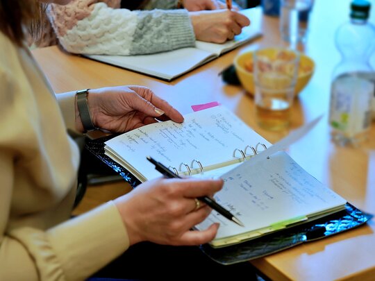 Flyer Workshopreihe "Wissenschaft macht Karriere" für Promovierende und Post-Docs