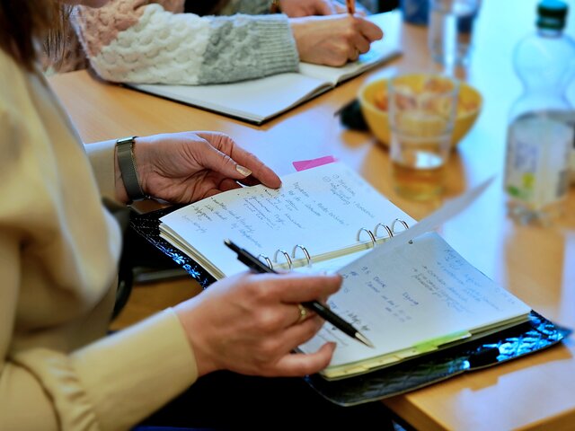 Flyer Workshopreihe "Wissenschaft macht Karriere" für Promovierende und Post-Docs