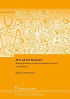 Bookcover of Katja Boehme (editress): „Wer ist der Mensch?“