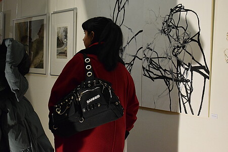 Einblick in Vernissage