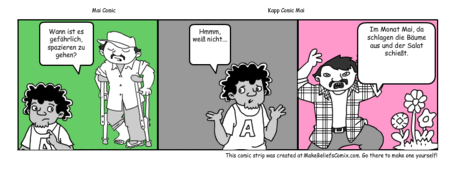Comic zum Thema Mai