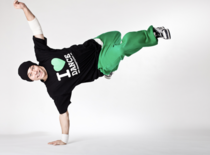 Breakdancer in Aktion