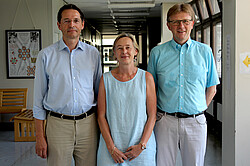 Das Foto zeigt Professoren Zenkert, Zöllner-Dressler und Professorin Dierk.