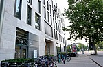 Auf dem Bild ist der Standort "Berliner Straße" zu sehen. Es handelt sich um eine Außenaufnahme des modernen Gebäudes. Copyright: PH Heidelberg