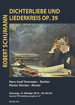 Konzertplakat Schumann-Liederabend