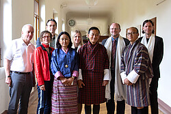 Delegation der Ph mit Menschen aus Bhutan.