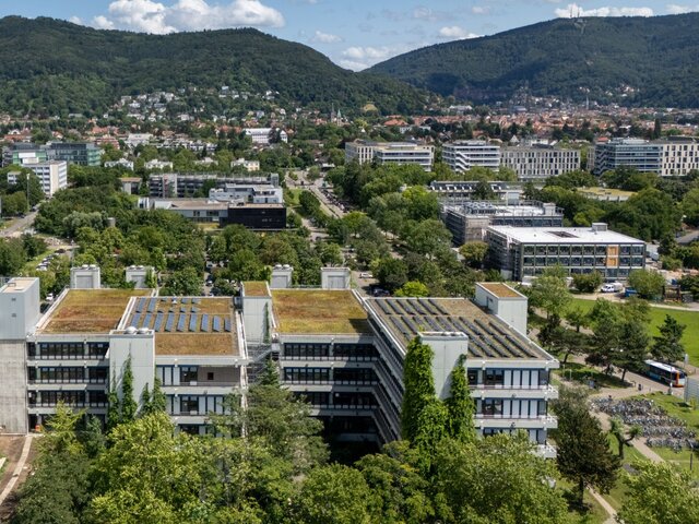 Der Neubau aus Sicht einer Drohne