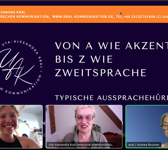 Impression aus dem Vortrag.