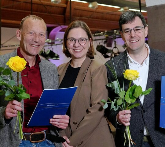 Manfred Seidenfuß, Marita Friesen und Andreas Spiziali 