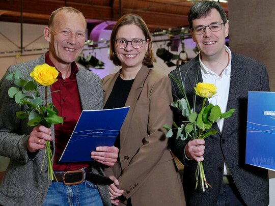 Manfred Seidenfuß, Marita Friesen und Andreas Spiziali 