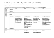 Tagungsprogramm