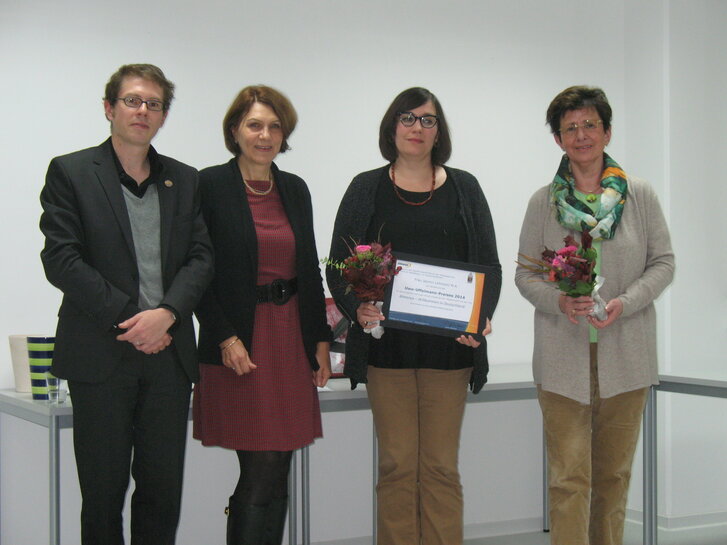 Foto der Verleihung vom Uwe-Uffelmann-Preis