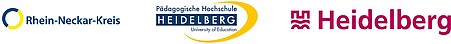 Logo des Rhein-Neckar-Kreis, Logo der PH Heidelberg, Logo der Stadt Heidelberg