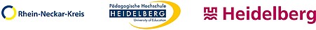 Logo des Rhein-Neckar-Kreis, Logo der PH Heidelberg, Logo der Stadt Heidelberg