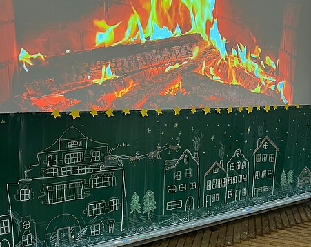 Tafel und Feuer