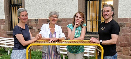 v.l.n.r: A. Elsaesser, Prof. Dr. B. Werner, Prof. Dr. C. Glaser, Dr. R. Vrban