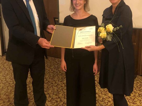 Gruppenbild mit Sarah Feser