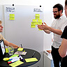 Foto zeigt Personen während eines Design Thinking Workshop. Copyright: Pädagogische Hochschule Heidelberg