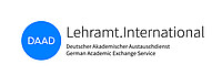 Logo des deutschen Akademischen Austausdchdienstes (DAAD), Lehramt.International