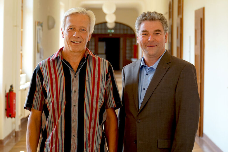 Gemeinsames Porträt von Karl-Heinz Dammer und Alexander Siegmund
