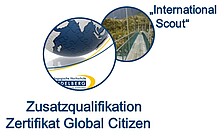 Linkgrafik zur internen Website "Zusatzqualifikation Zertifikat Global Citizen"