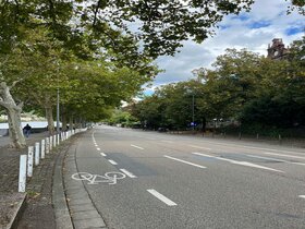 Ein Bild eines Fahrradwegs in Heidelberg: Auch Stadtradeln trägt zu gesundem Arbeiten bei. 