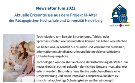 Ausschnitt aus dem Newsletter