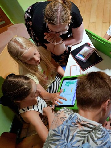 Studierende und Schüler:innen Fach Englisch fürs Lehramt studieren