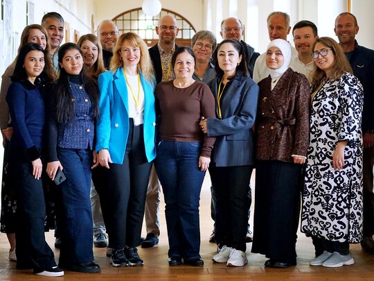 Gruppenbild der Abschlussveranstaltung der germanistischen Institutspartnerschaft
