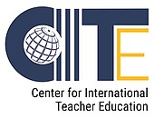 Logo des CITE und Link zur Website "Über uns" des Center for International Teacher Education (CITE)