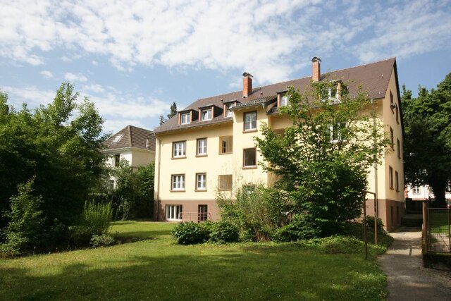 Die Rückansicht des Gebäudes "Quinkestraße".