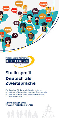 Link zum Flyer "Studienprofil Deutsch als Zweitsprache" (PDF, ca. 0,39 MB)