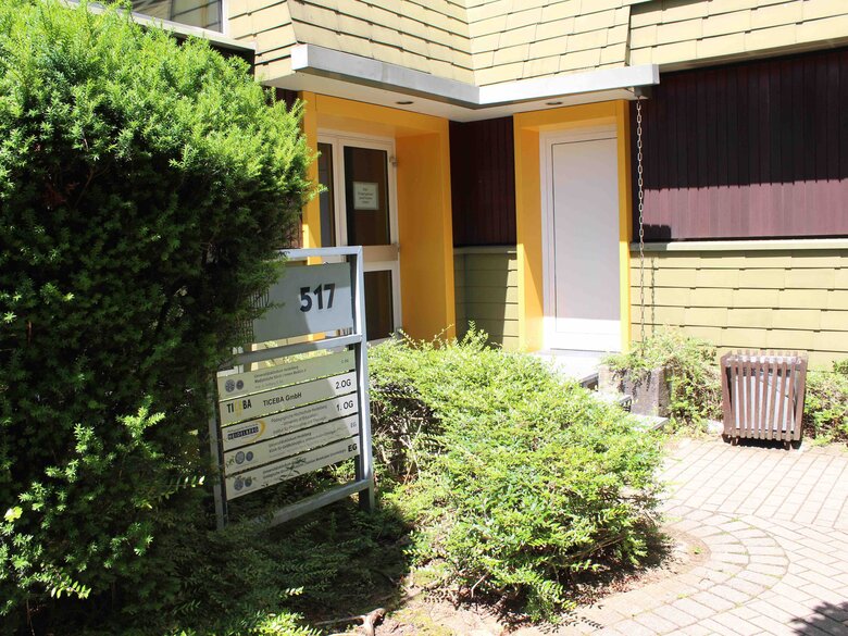 Der Eingangsbereich am Standort Technologiepark West.