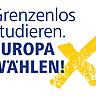 Logo "Grenzenlos studieren. Europa wählen!"