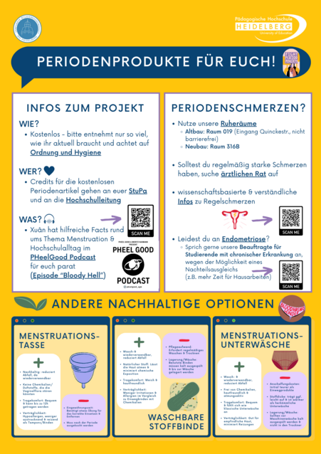 Informations-Poster zum Projekt